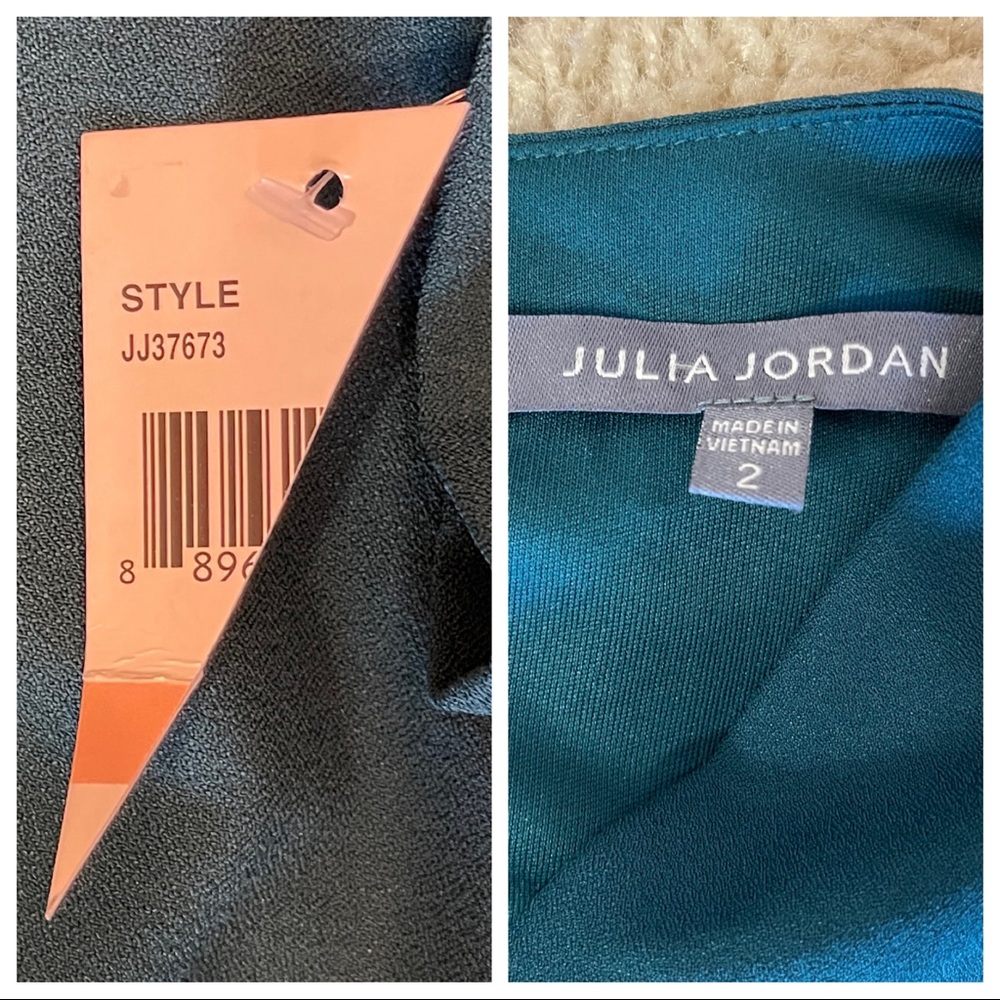 NWT! JULIA JORDAN PUFF-SHOULDER JUMPSUIT - Picture 8 of 8